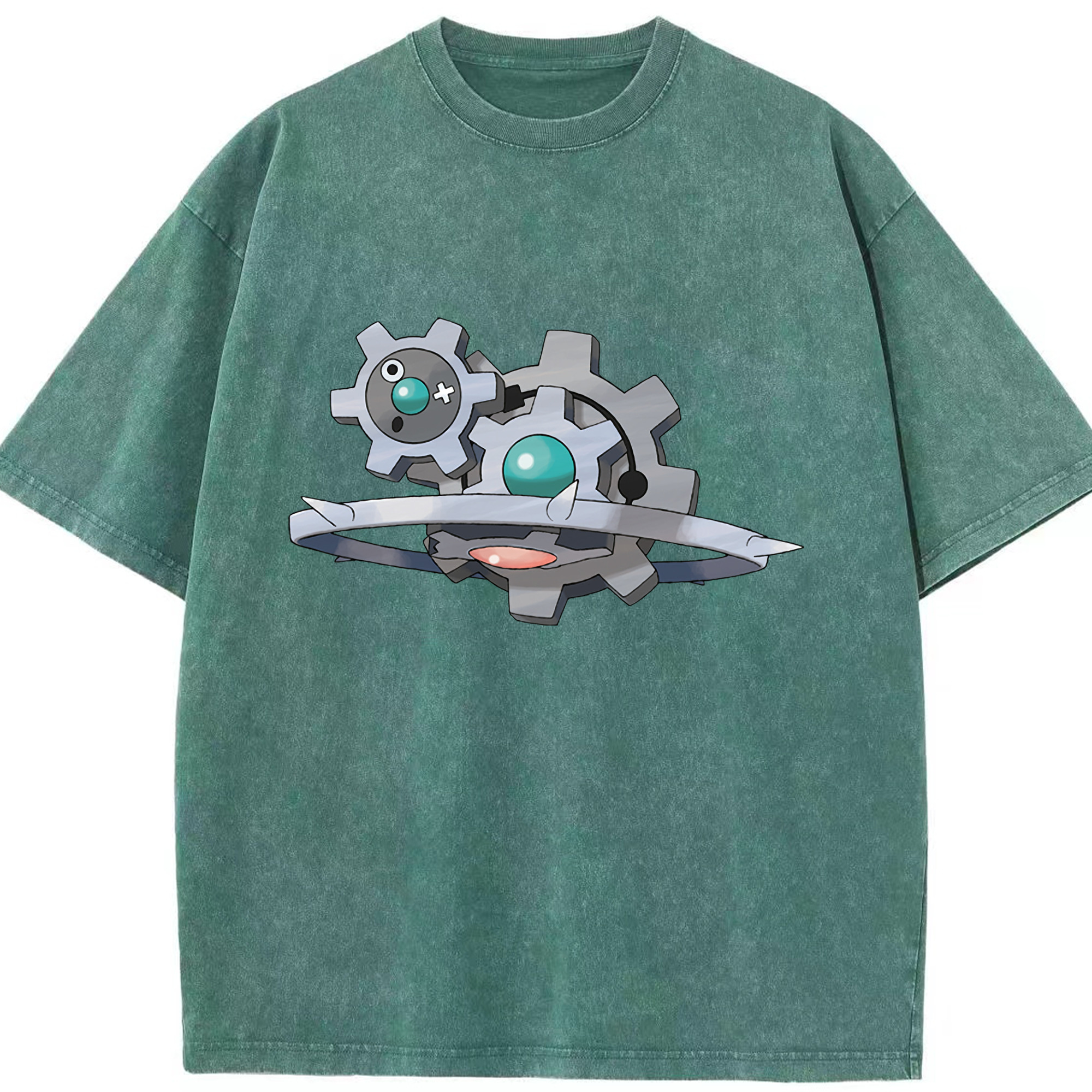 （画像用） ポケットモンスター Pokémon 綿100% ヴィンテージ風 半袖Tシャツ（フロントプリント）